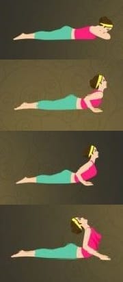 Continue the practice for - Bhujangasana or Sarpasana. step.