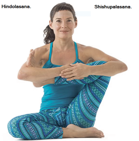 Hindolasana - Shishupalasana.