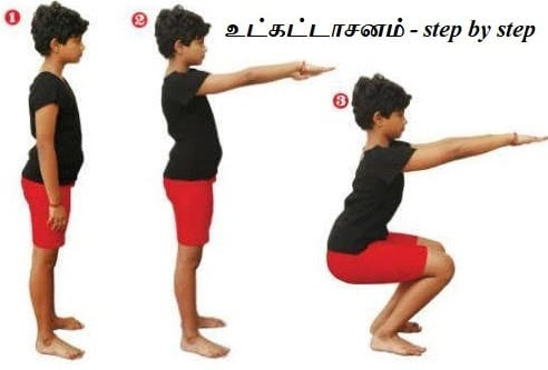 Continue the practice for - udkaddasanam kids