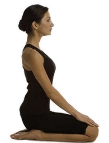 vajrasana pose